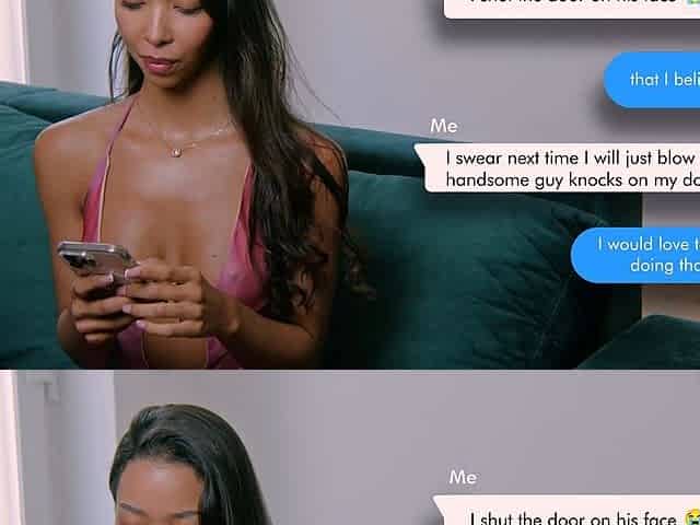 Asian babe seduces her new neighbour to fuck FERR-ART