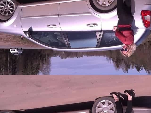 Black Transparent Leggings - Teasing on Road
