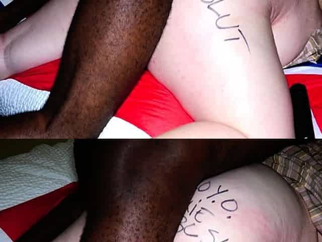 Fat ass interracial banging