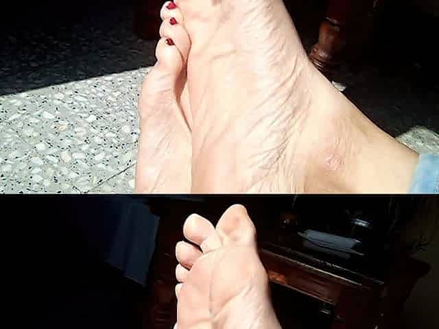 Playing with my feet whilst they sunbathe !!