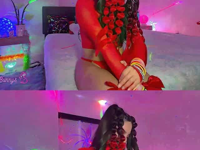 Red Bends, Glitter Freckles: Gigi Star Owns The Blacklit Room Tonight!