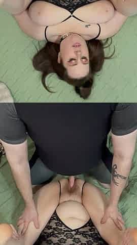 Breasty plump white cutie gets her cunt screwed and implores for a UNSHAVED CREAMPIE