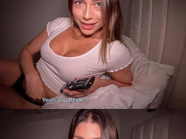 I ENTICED MY STEPBRO TO GET A CREAMPIE - PRETTY COLOMBIAN MODEL