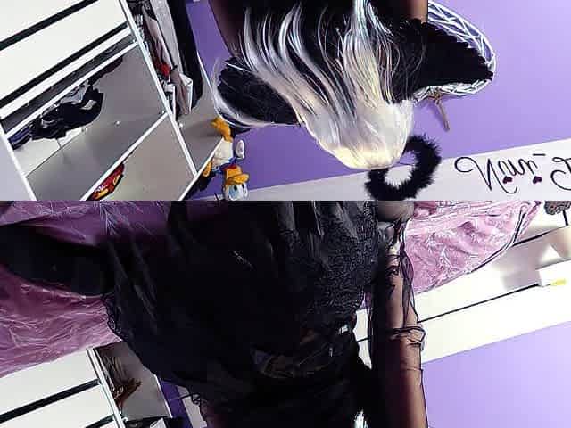 The large butt ebony hotty comes to earth on Halloween to bang!
