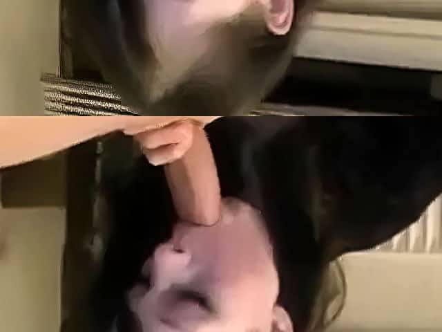 Teen homemade BJ