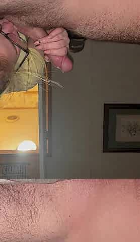 Youthful Hawt golden-haired amateur oral-job joy and facial