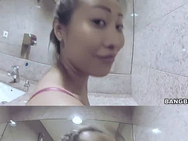 ( Sharon Lee ) Thick Ass Asian Bitch - Blowjob Pov