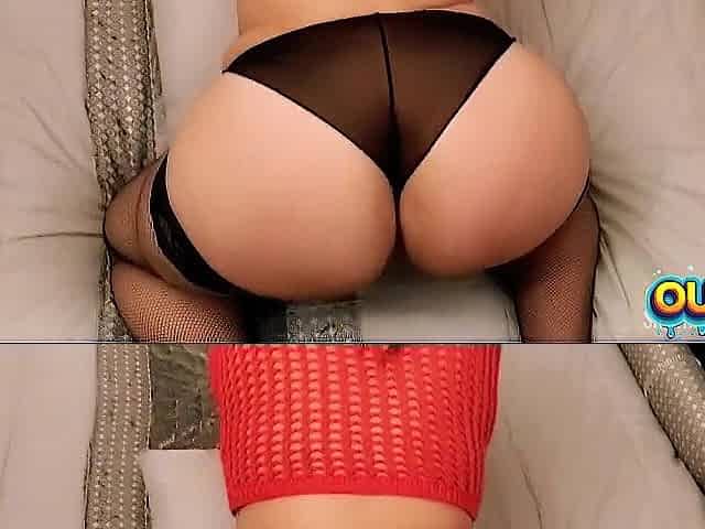 CURVY BUTT GETS SPUNK FOUNTAIN IN HER MASSIVE BUTT