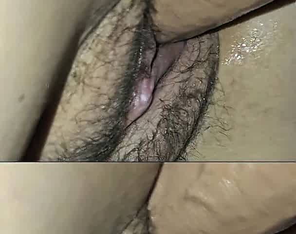 ASMR Oozing moist vagina slips on ramrod
