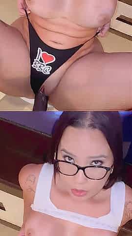 Hawt Oriental angel gave it to a ebony man out of a fuck-rubber and called the cuckold to gulp the cum