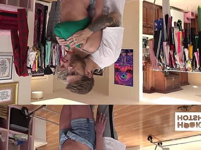 BTS - Curvy Hottie Dee Williams Gets Teased And In nature's garb Backstage!