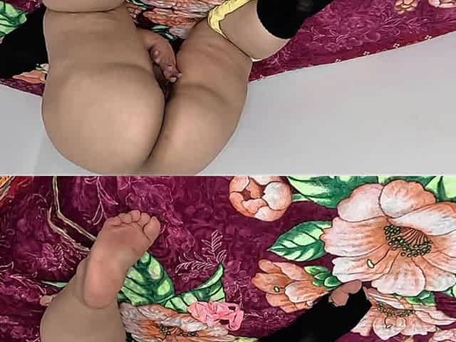 Sexy Big Ass Stepmom Touching Wet Pussy and Masturbating to Orgasm