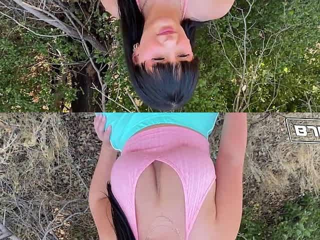 BJRAW Large titty Aleksa Mink gets a sloppy facial