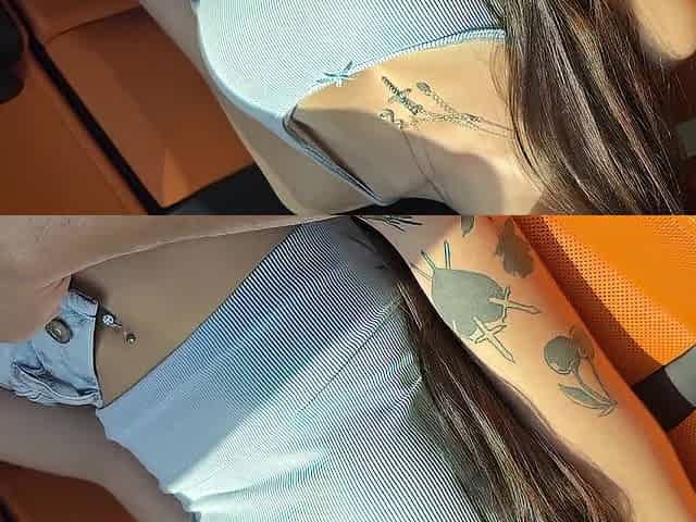nineteen Year Old Sophie Tyler Takes Cocks In The Back Of Rolls Royce - Tightest Vagina - TeddyT