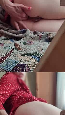 Solo with Dildo and Ass Fingering