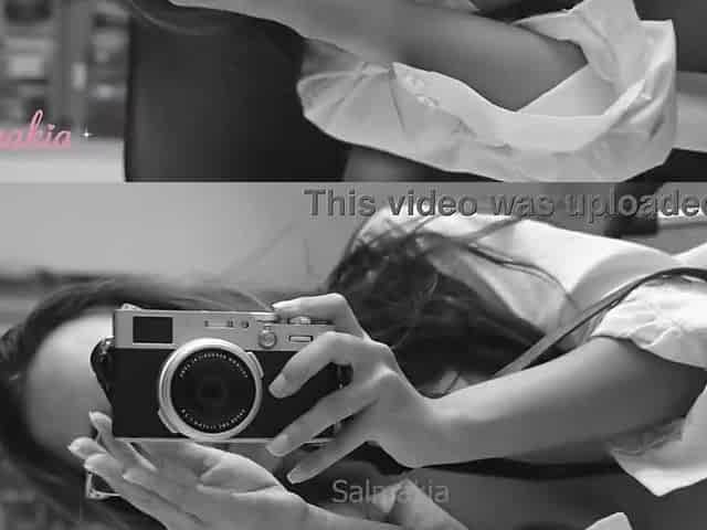 Latin beauty plays, positions and masturbates in front of her mirror- Salmakia