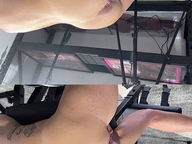 Belt On Stories - Sunday Sodomy. Different angle of me Getting vagina pumped & Him getting FUCKBOXED