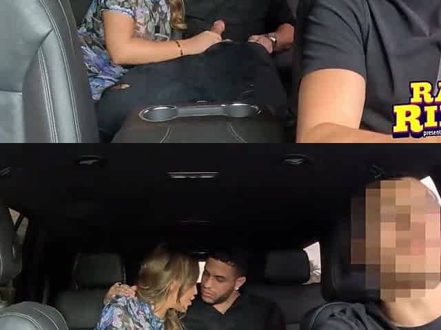 PAWG Aussie mother I'd like to fuck Gets Screwed and has a Squirting Climax In The Back Seat During Ride Share