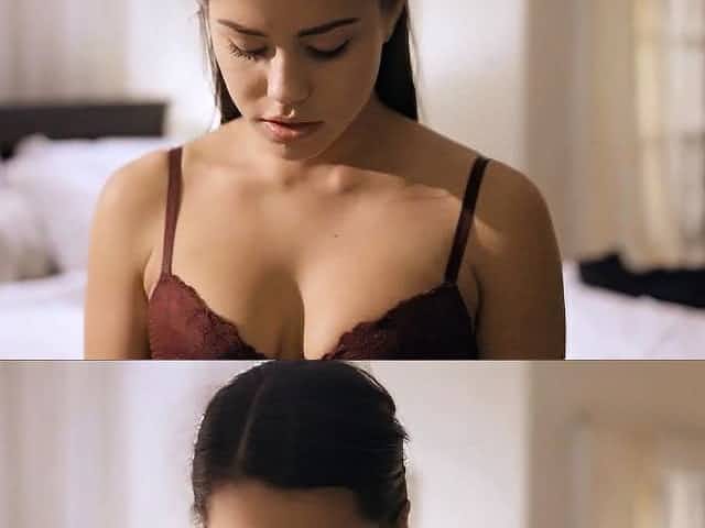 Grieving husband impregnates the hot cute babysitter