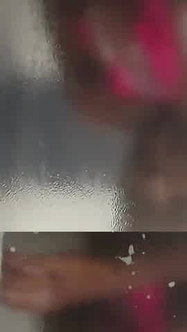 Ebony Teen Getting Fucked in a Host Shower
