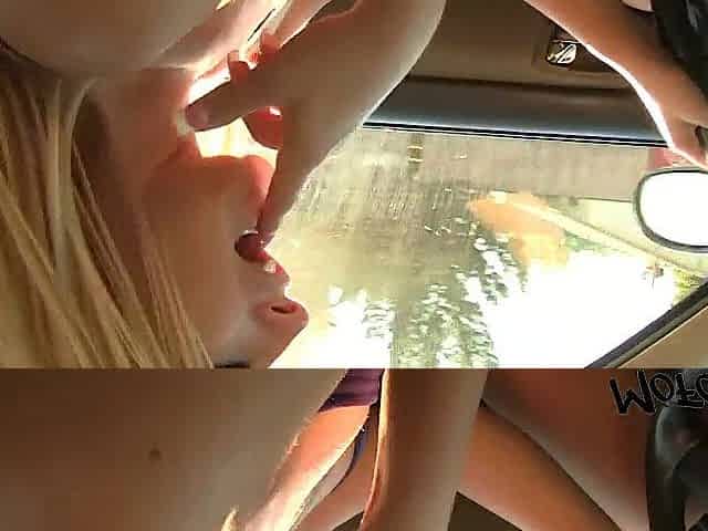 MOFOZO.com - Golden-haired Amateur Is Sucking Jock Inside The Shitter