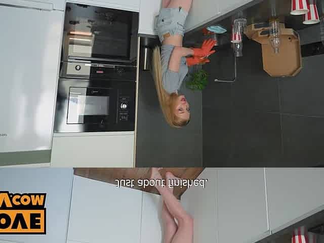 Your Houseguest Dolly Rud Takes Care of the House and Your Cock
