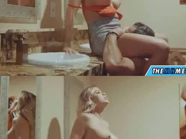 Latina fucked on between meeting