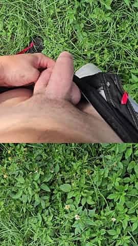 Pissing in the sun ???? and cumming in the garden ???????? I'm becuming adickted to pee porn!