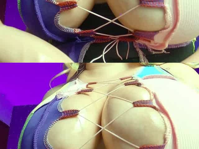 Great Big Boobs On Masturbating Redhead