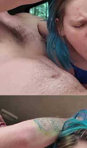 Teen Experiences Her First Anal Sex in the Car