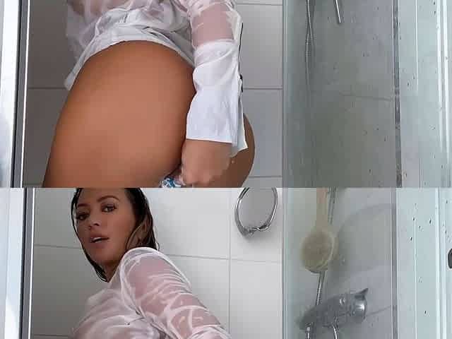 Brunette Solo Webcam Masturbation