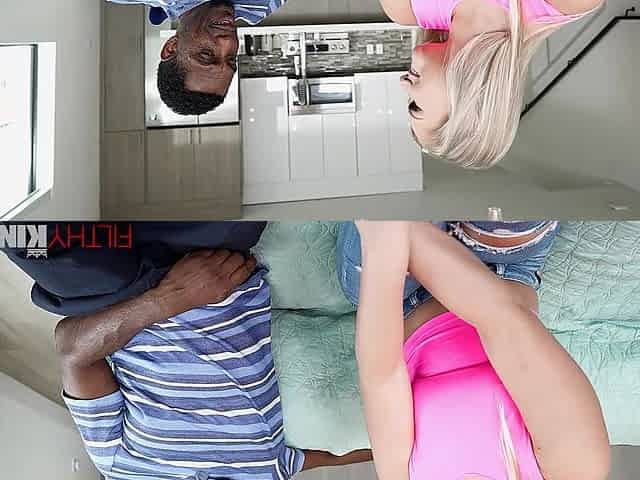Does my stepfather, who is Black and with whom I have a new relationship, possess a noticeable amount of manhood?