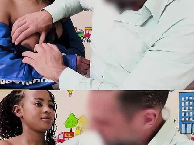 church girl CUTE EBONY TEEN turned wild