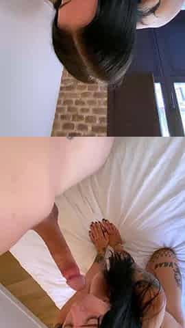 public blowjob brunette doggystyle cumshot Julie Skyhigh