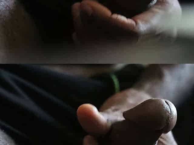 HD POV BBC WEENIE JERKING OFF W JIZZ FLOW