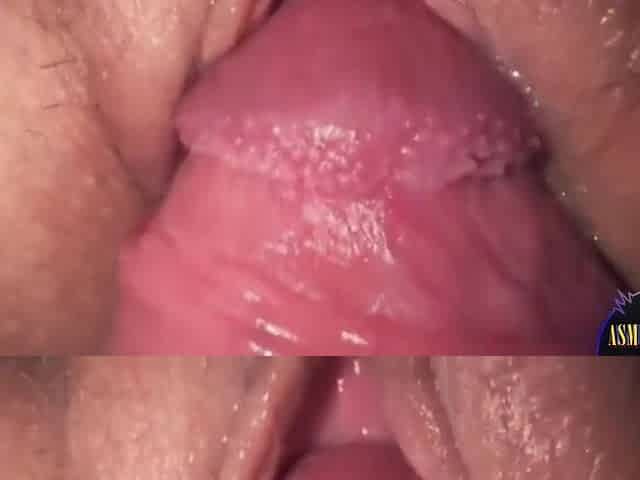 Extreme Creampie Close Up - Huge Cumshot Into Girlfriend Tight Pussy In Asmr Sex