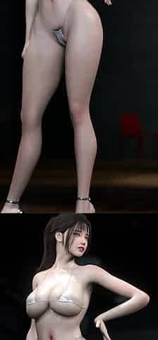 3D BBW Asian Model Got Fucked so Hard by Big Dick