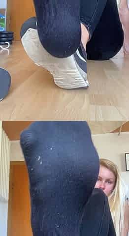 Blonde And Brunette Foot Fetish Fucking