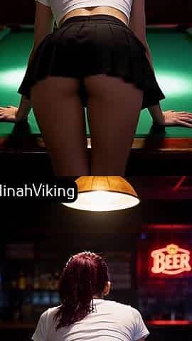 Pool Table Ass Tease