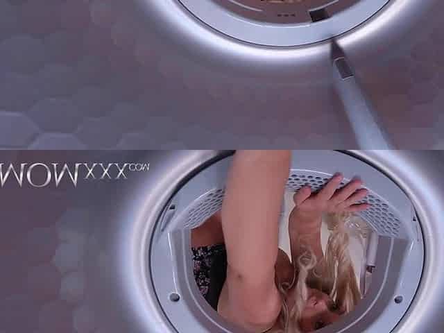 MOMxxx Free use of large natural melons step mommy Crystal Swift whilst this babe does her chores