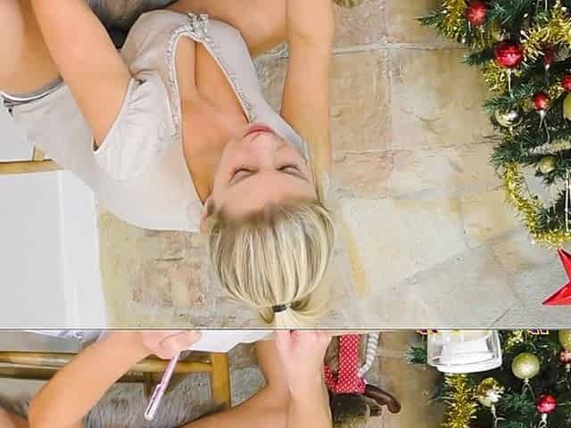 I Writte Letter to Santa and Sign by My Boobs and Booty Prints