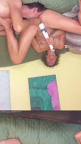 Real Sex After Live Streaming Widening Open Legs