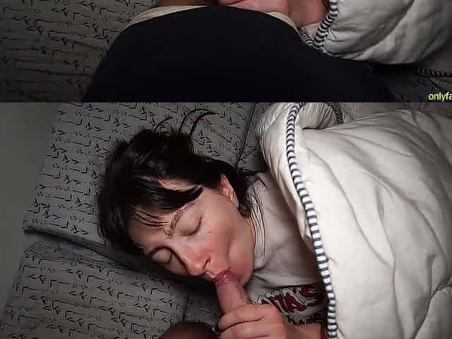 Night oral-sex - Cutie DRINK all cum in the THROAT
