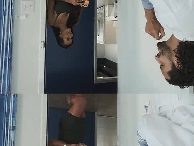 Hawt Latin chick hotel manager gets screwed hard by an old client