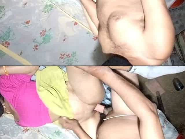 Husband and Wife Having Sex at Night Using Dragon Condom