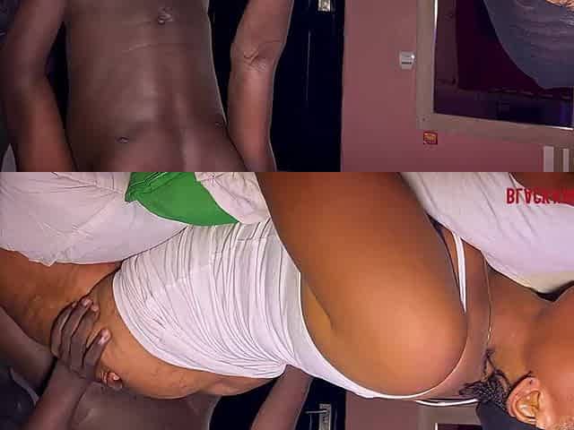 Older chichi getting bulldozed by Afro Naija bbc