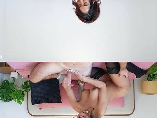 Chloe Amour Jak's Warm Cum Coats Me After I Milk His Thick