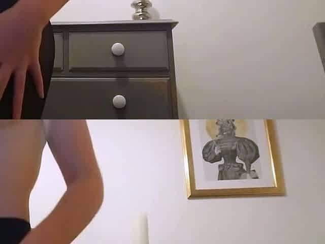 Blonde emo amateur solo masturbation