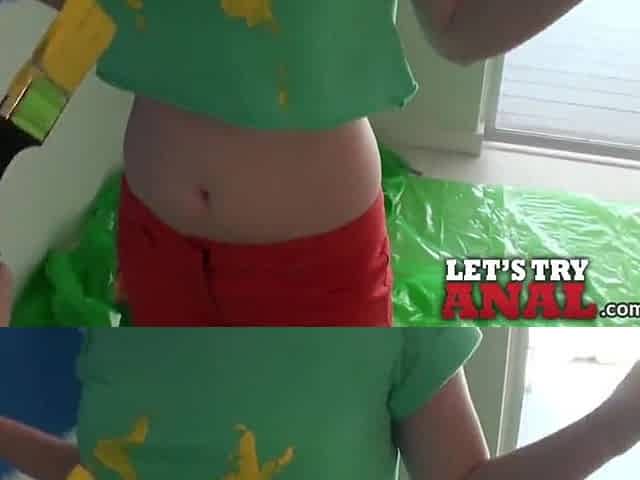 Mofos - Enjoyment with paint leads to anal