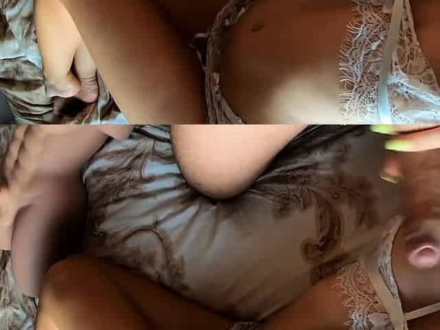 Big Tits Amateur Takes on Two Big Cocks in Hardcore POV Thre